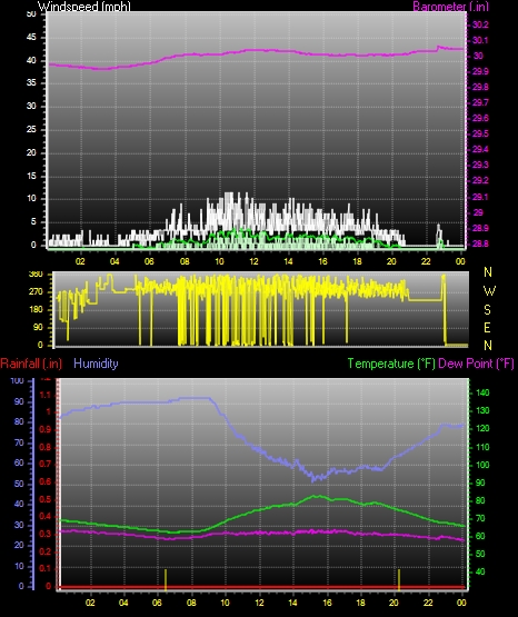 24 Hour Graph for Day 21