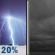 Tonight: Slight Chance Showers And Thunderstorms then Cloudy