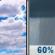 Today: Mostly Cloudy then Chance Rain Showers